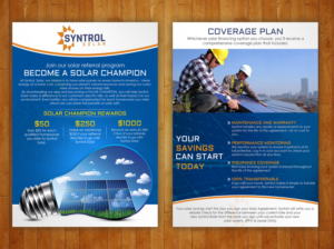 Flyer Design by Samir Mirza for Syntrol | Design: #13248475