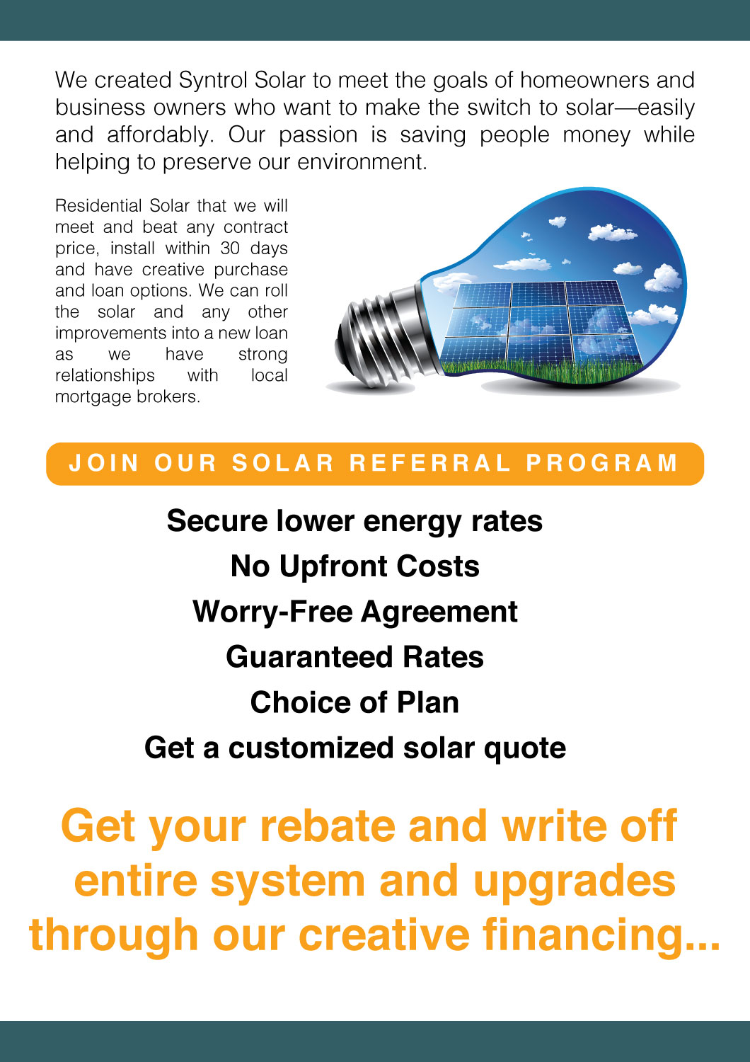 Flyer Design by Nimo_Designs for Syntrol | Design #13226260