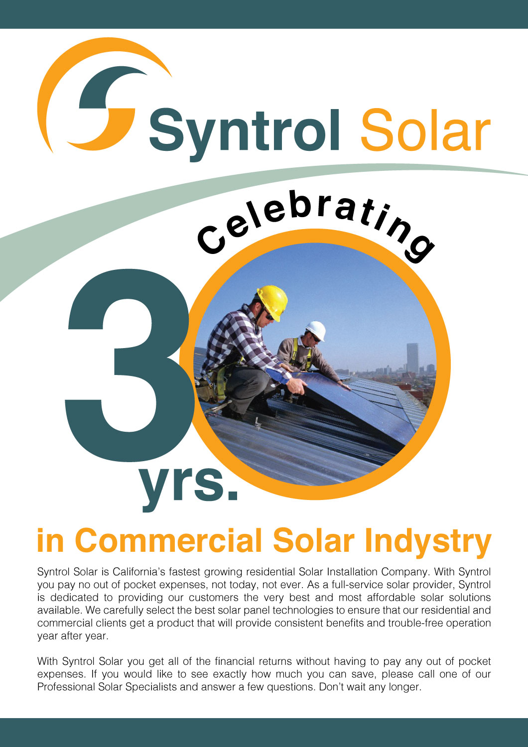 Flyer Design by Nimo_Designs for Syntrol | Design #13226261