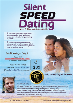 byron bay silent speed dating