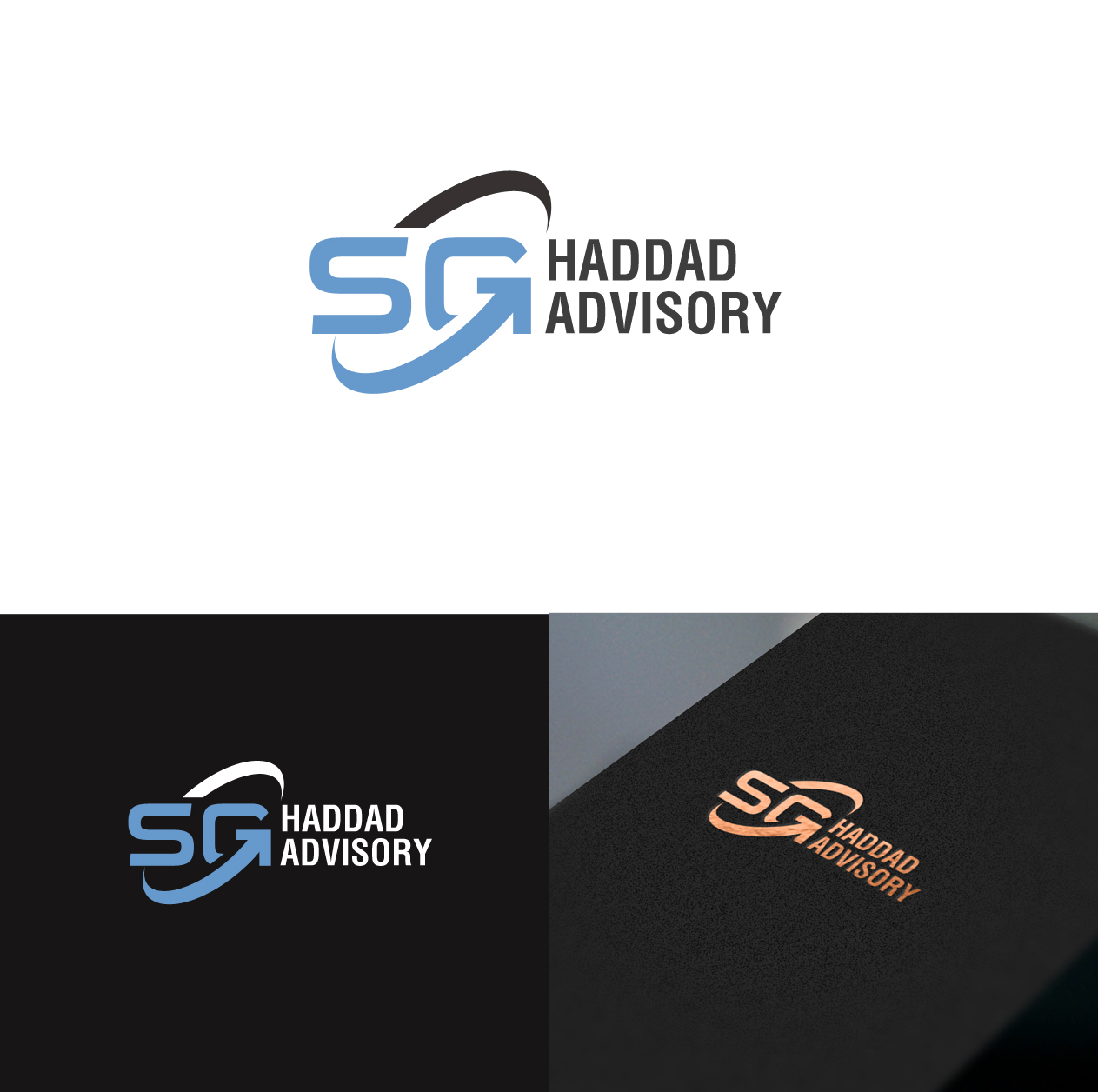 Logo Design by BehindSymbols for SG HADDAD ADVISORY | Design #13099193