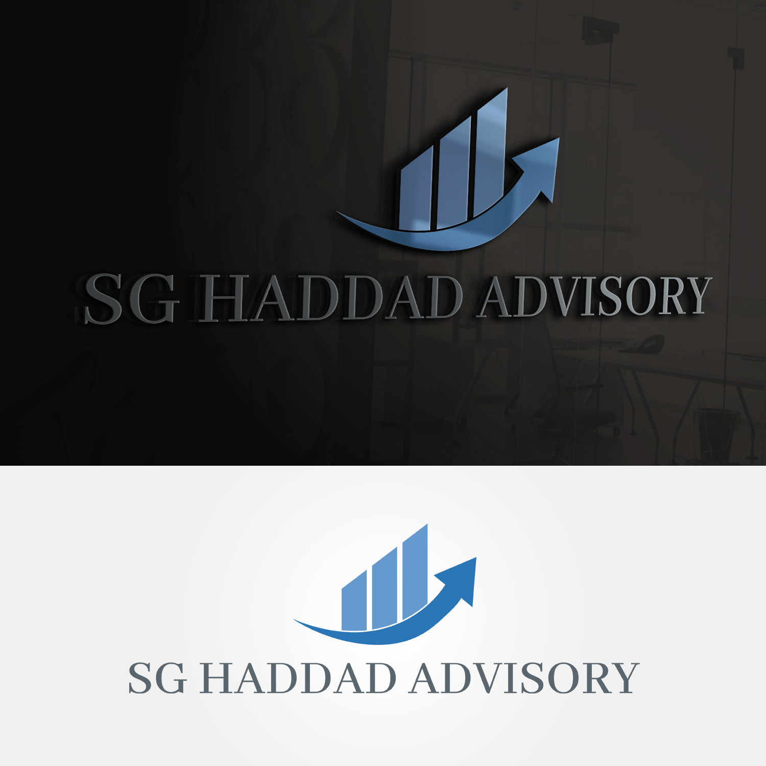 Logo Design by GRAFFYC for SG HADDAD ADVISORY | Design #13011865