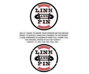 Logo Design by artsterdam for Link and Pin | Design: #13016994