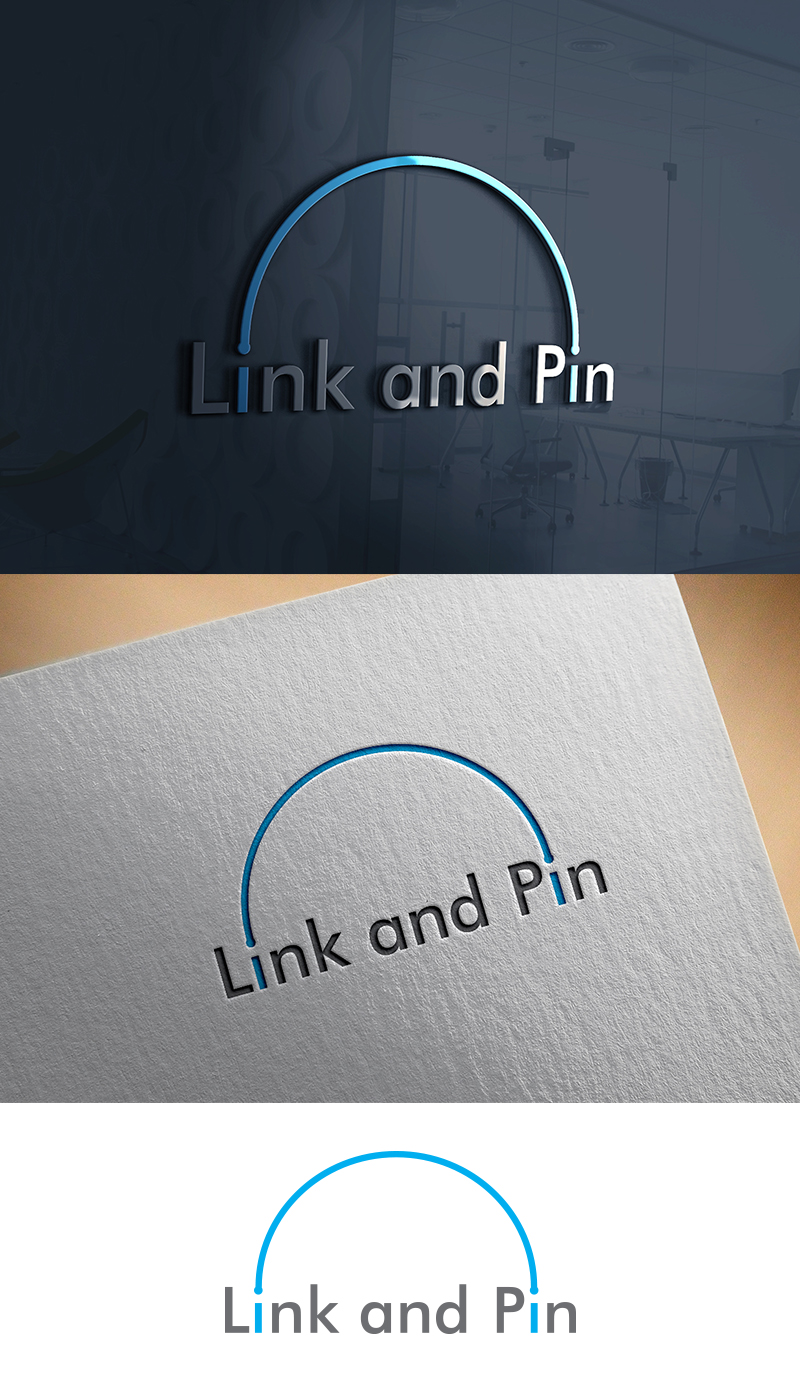 Logo Design by saeinpahore41504 for Link and Pin | Design #13006053