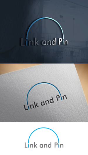 Logo Design by saeinpahore41504 for Link and Pin | Design: #13006053