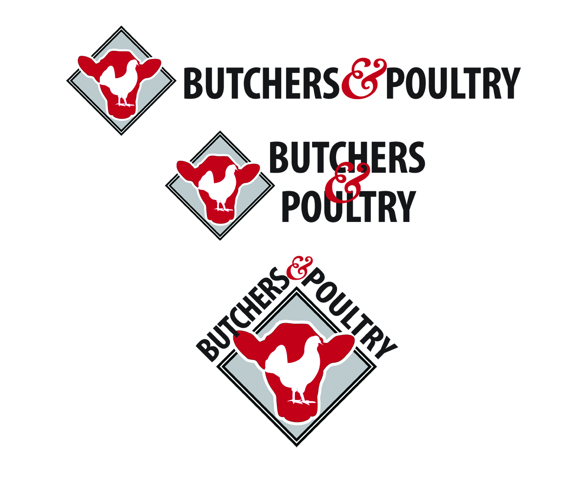 Logo Design by Hot Rod for Butchers &  poultry | Design #13052310