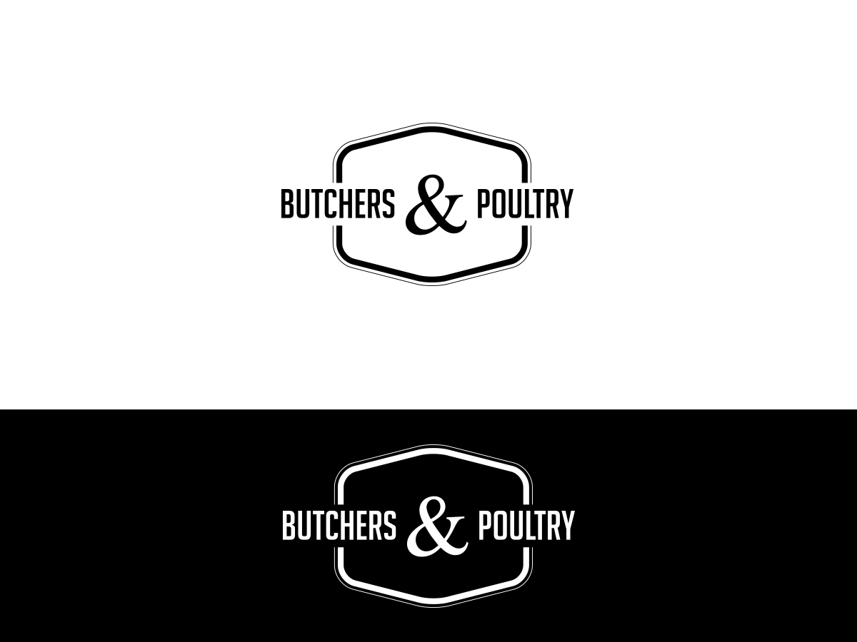 Logo Design by Slant Line Media for Butchers &  poultry | Design #13100143