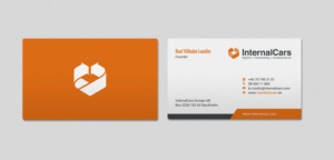 Visitenkarten-Design von INDIAN_Ashok für InternalCars Europe AB | Design: #13037053