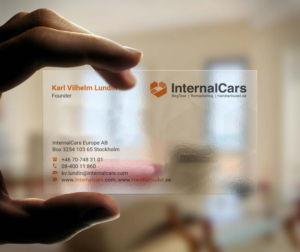 Visitenkarten-Design von INDIAN_Ashok für InternalCars Europe AB | Design: #13037080