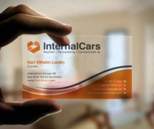 Visitenkarten-Design von INDIAN_Ashok für InternalCars Europe AB | Design: #13037083