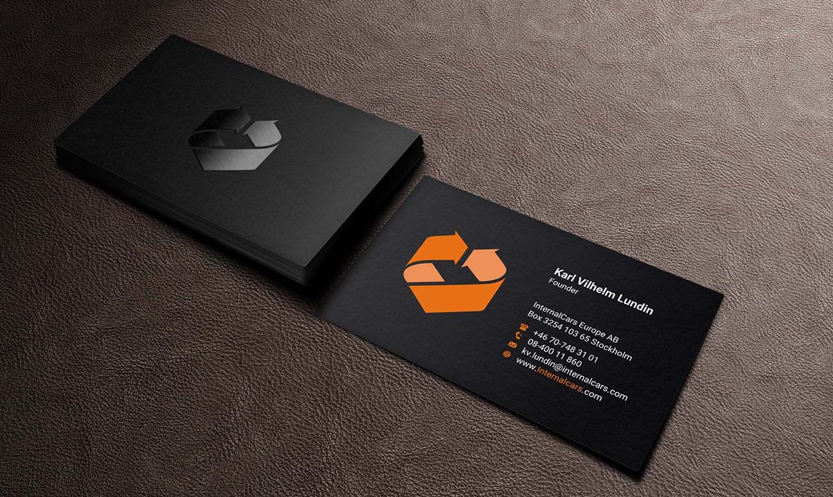 Business Card Design by INDIAN_Ashok for InternalCars Europe AB | Design #13037097