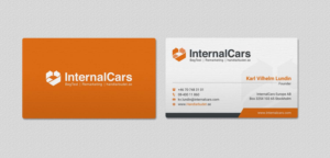 Visitenkarten-Design von INDIAN_Ashok für InternalCars Europe AB | Design: #13037099