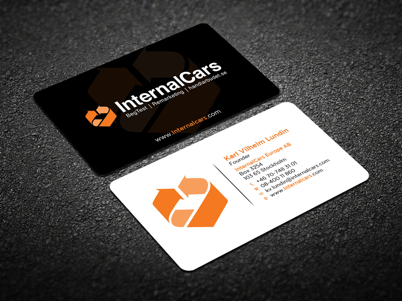 Business Card Design by Verified artistry for InternalCars Europe AB | Design #13049923