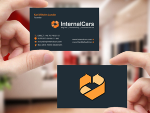 Business Card Design by Creations Box 2015 for InternalCars Europe AB | Design: #13057918