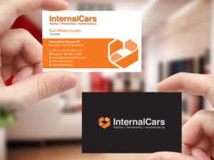 Business Card Design by Creations Box 2015 for InternalCars Europe AB | Design: #13064212