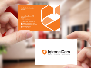 Business Card Design by Creations Box 2015 for InternalCars Europe AB | Design: #13064215