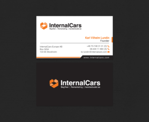 Business Card Design by chandrayaan.creative for InternalCars Europe AB | Design: #13034975