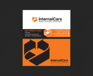 Business Card Design by chandrayaan.creative for InternalCars Europe AB | Design: #13034981