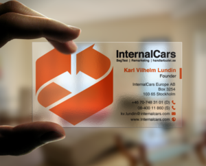 Business Card Design by chandrayaan.creative for InternalCars Europe AB | Design: #13035789
