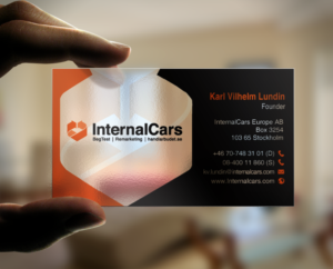 Business Card Design by chandrayaan.creative for InternalCars Europe AB | Design: #13035793