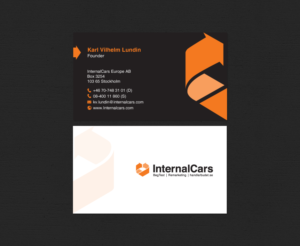 Business Card Design by chandrayaan.creative for InternalCars Europe AB | Design: #13035798