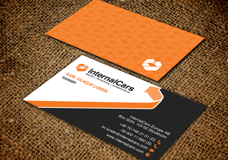 Design de Carte de Visite par chandrayaan.creative pour InternalCars Europe AB | Design #13035800