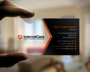 Business Card Design by chandrayaan.creative for InternalCars Europe AB | Design: #13057983