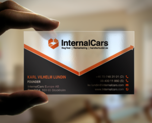 Business Card Design by chandrayaan.creative for InternalCars Europe AB | Design: #13057984