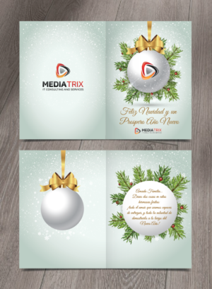 Design de Carte de Voeux par alex989 pour Mediatrix | Design : #13018580