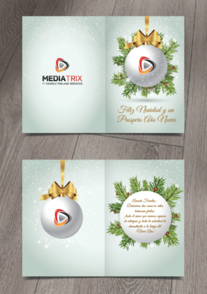 Design de Carte de Voeux par alex989 pour Mediatrix | Design : #13019093