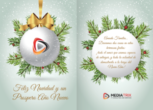 Design de Carte de Voeux par alex989 pour Mediatrix | Design : #13020740