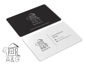 Business Card Design by Riz' for A and B Building Inc. | Design: #13023592