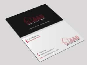 Business Card Design by Riz' for A and B Building Inc. | Design: #13152006