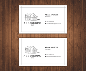 Business Card Design by Stylez Designz for A and B Building Inc. | Design: #13032562