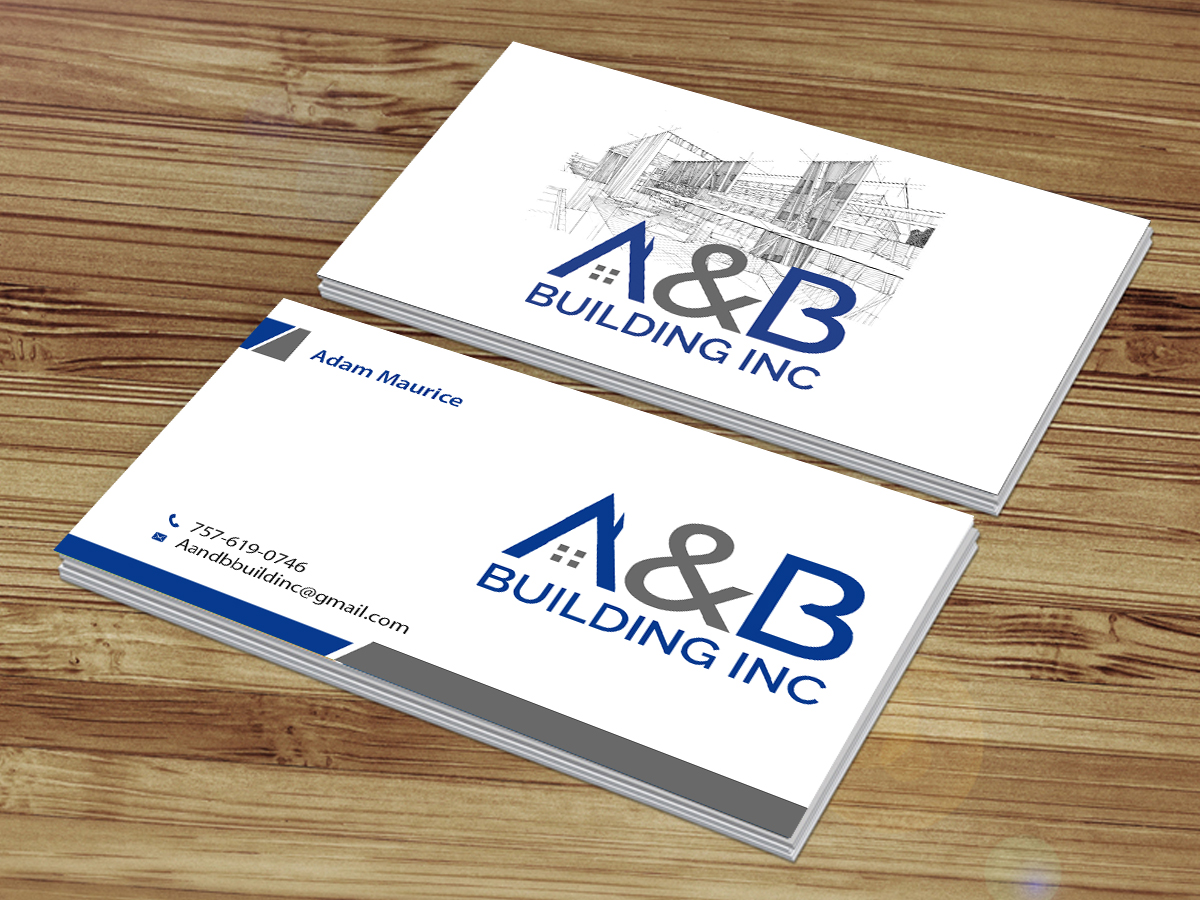 Diseño de Tarjeta de Presentación por Creations Box 2015 para A and B Building Inc. | Diseño #13059532