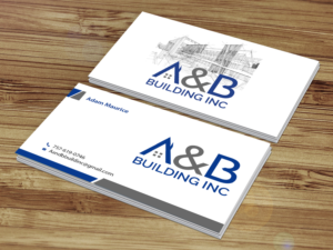Diseño de Tarjeta de Presentación por Creations Box 2015 para A and B Building Inc. | Diseño: #13059532