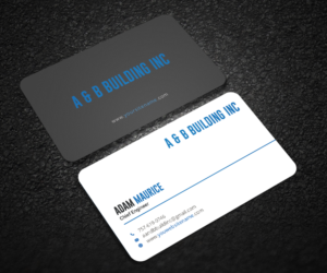 Diseño de Tarjeta de Presentación por Graphic Flame para A and B Building Inc. | Diseño: #13037734