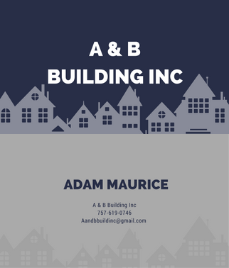 Business Card Design by Aeyxen for A and B Building Inc. | Design #13030925