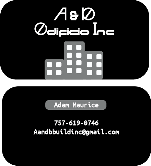 Business Card Design by Luise for A and B Building Inc. | Design #13040696