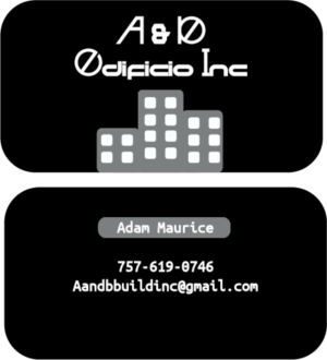 Diseño de Tarjeta de Presentación por Luise para A and B Building Inc. | Diseño: #13040696