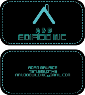 Diseño de Tarjeta de Presentación por Luise para A and B Building Inc. | Diseño: #13040954