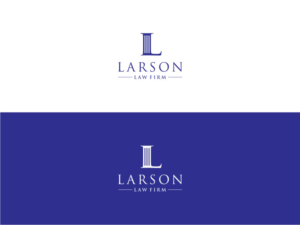 Larson Law Firm | Logo Design by Atvento Graphics