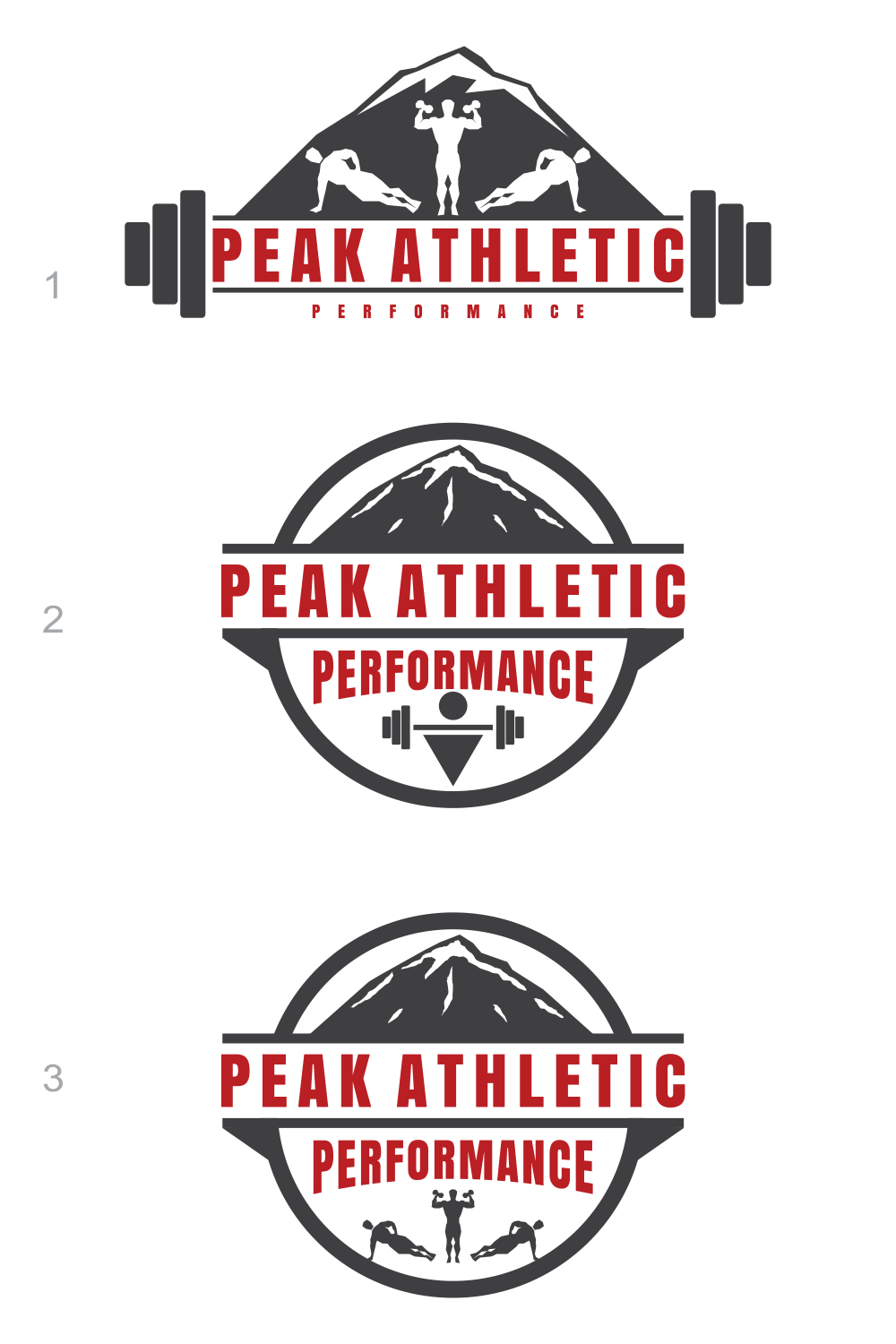 Logo Design by moisesf for Peak Athletic Performance | Design #13019953