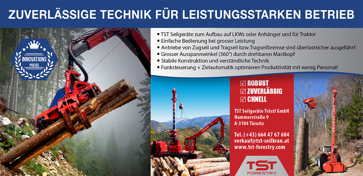 Diseño de Anuncio de Prensa por Venus L. Penaflor para TST Seilgeräte Troestl GmbH | Diseño #13020669