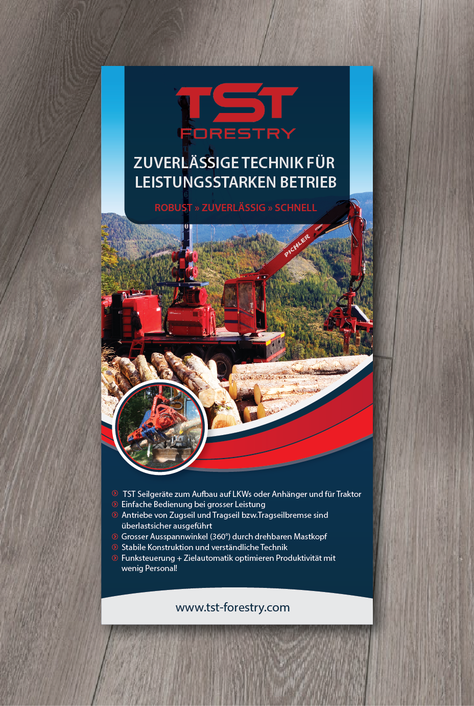 Zeitungsanzeige-Design von alex989 für TST Seilgeräte Troestl GmbH | Design #13026214