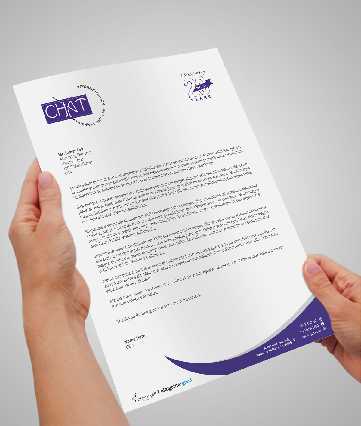 Letterhead Design by asimali for this project | Design #13069883