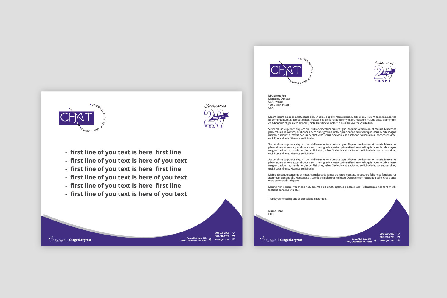 Letterhead Design by asimali for this project | Design #13069897