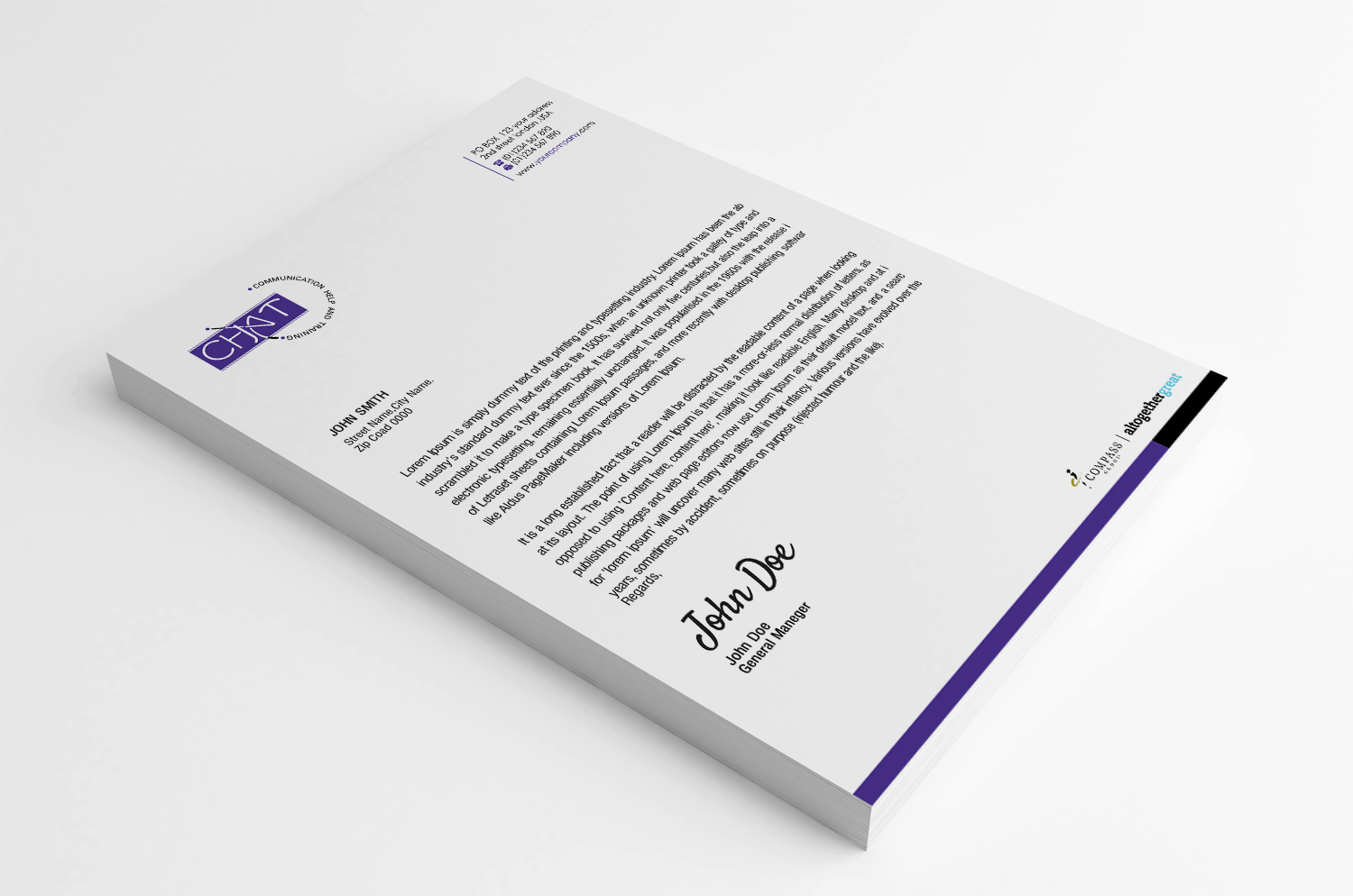 Letterhead Design by SL Designer for this project | Design #13037978