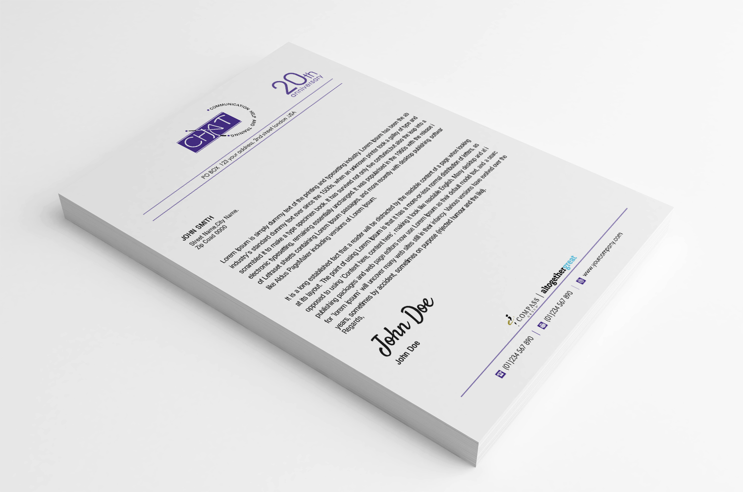 Letterhead Design by SL Designer for this project | Design #13065447