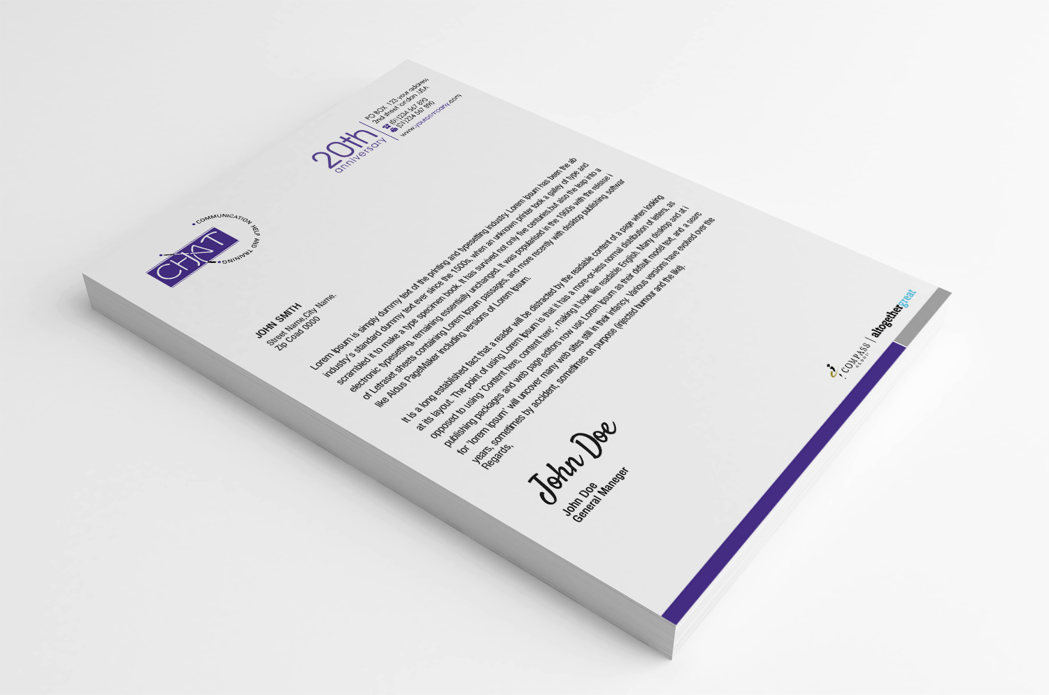 Letterhead Design by SL Designer for this project | Design #13065453